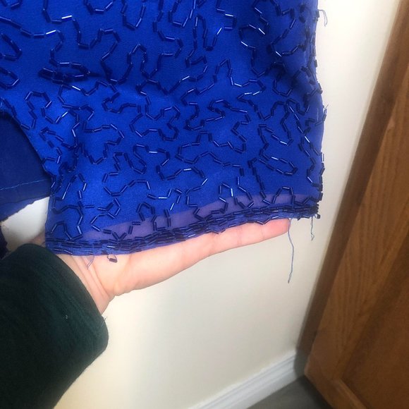 Vintage Beaded Gown - Picture 6 of 6